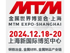 2024金屬世界博覽會(huì) · 上海 MTM 2024第二十五屆上海國際冶金工業(yè)展覽會(huì)